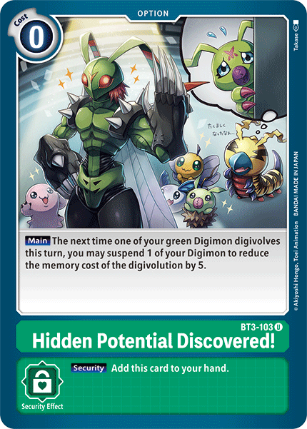 Hidden Potential Discovered! BT3-103