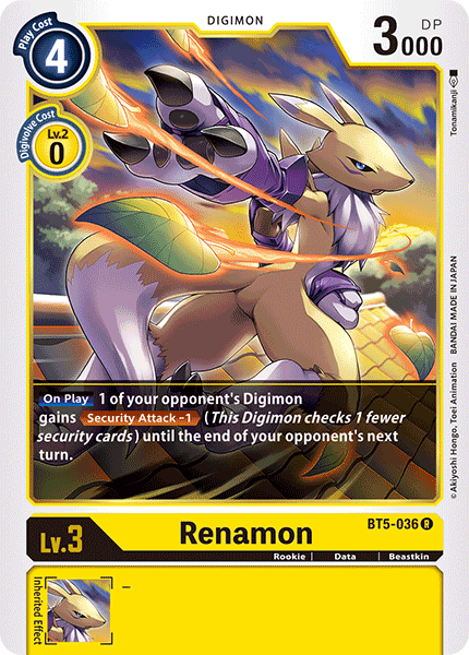 Renamon BT5-036