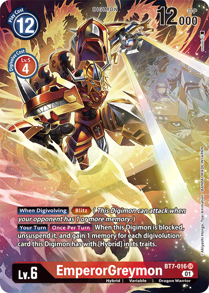 EmperorGreymon BT7-016 (Alternate Art)