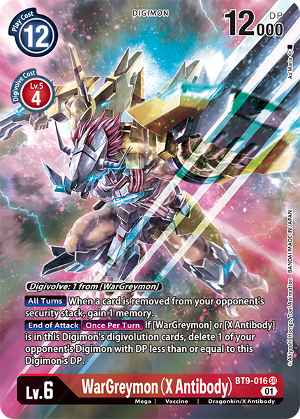 WarGreymon (X Antibody) BT9-016 (Alternate Art)