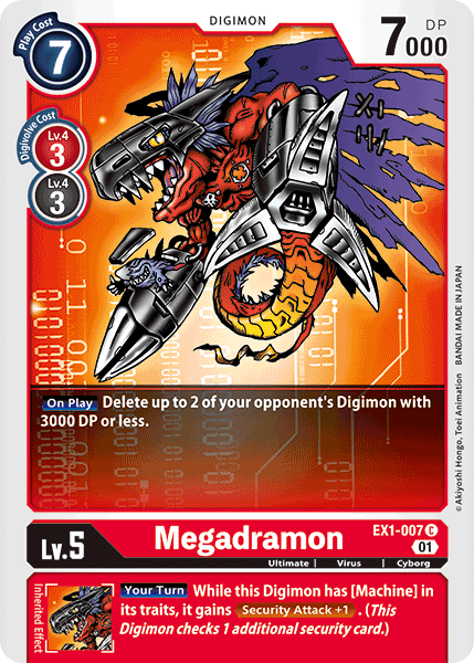 Megadramon EX1-007