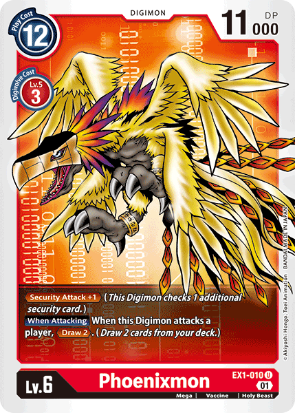 Phoenixmon EX1-010