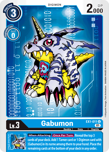 Gabumon EX1-011