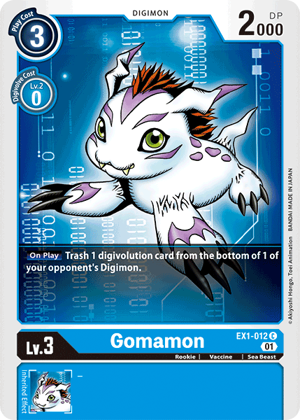 Gomamon EX1-012