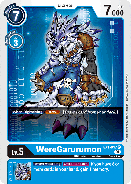 WereGarurumon EX1-017