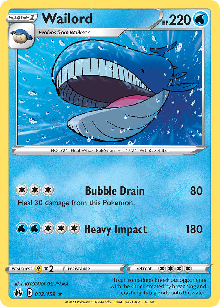 Wailord | Crown Zenith 032/159