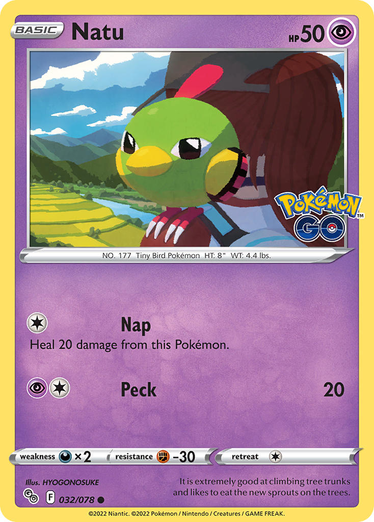 Natu | Pokemon Go 032/078