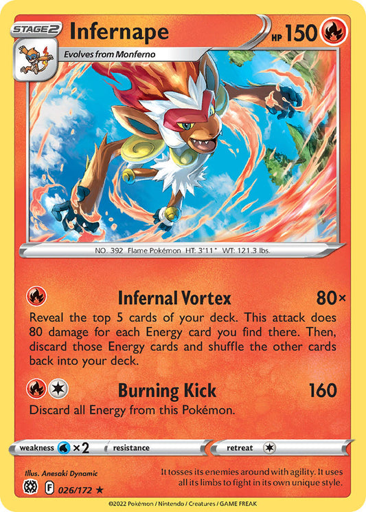 Infernape | Brilliant Stars 026/172